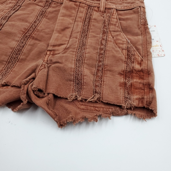 NWT - Free People Great Expectations Lace Trim Shorts - Picture 7 of 7